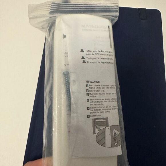 LiftMaster 877LM Garage Door Keypad Wireless New - Picture 8 of 9
